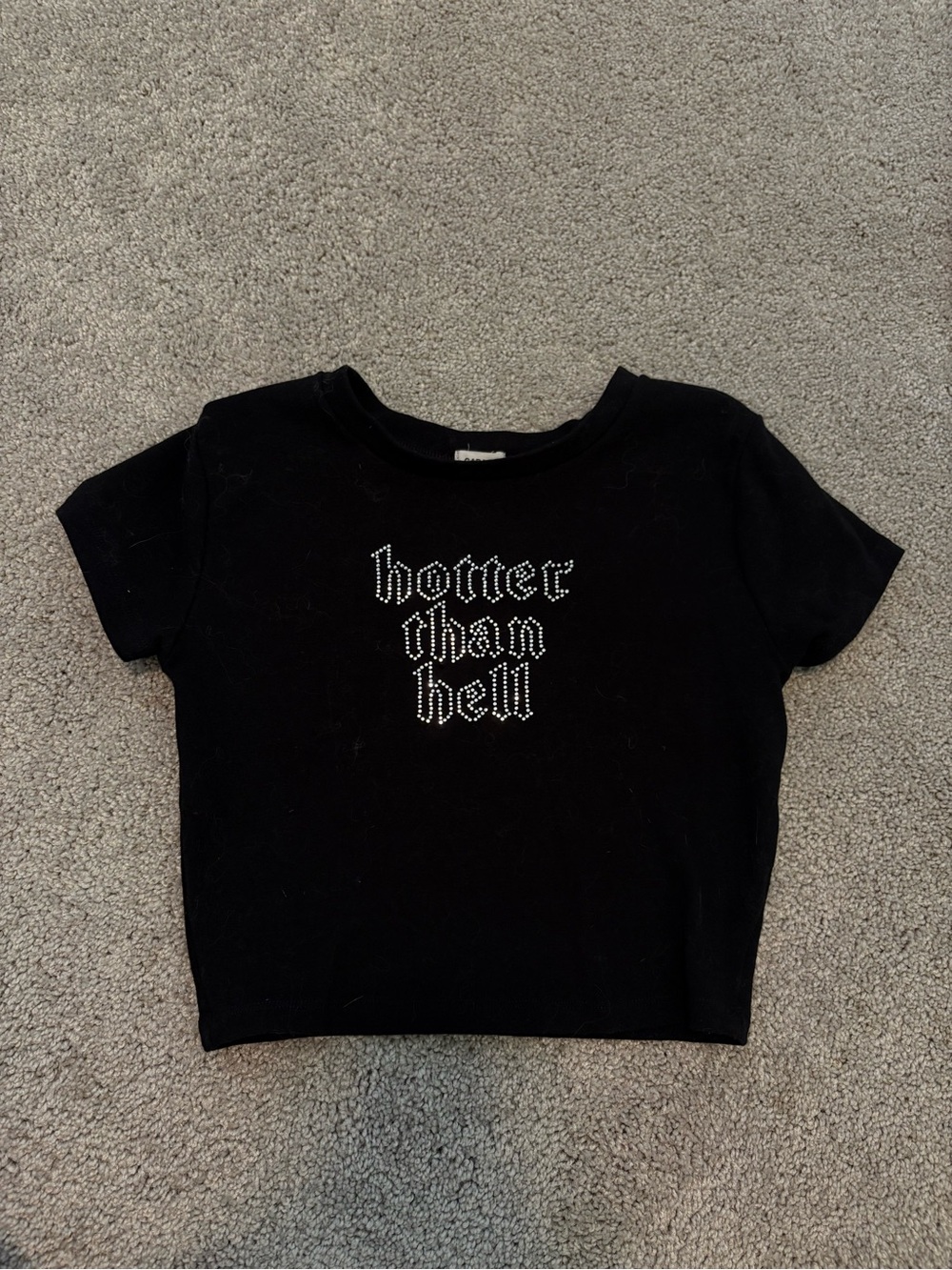 Black Girls' Short Sleeve Graphic Tee - 'Hotter Than Hell'